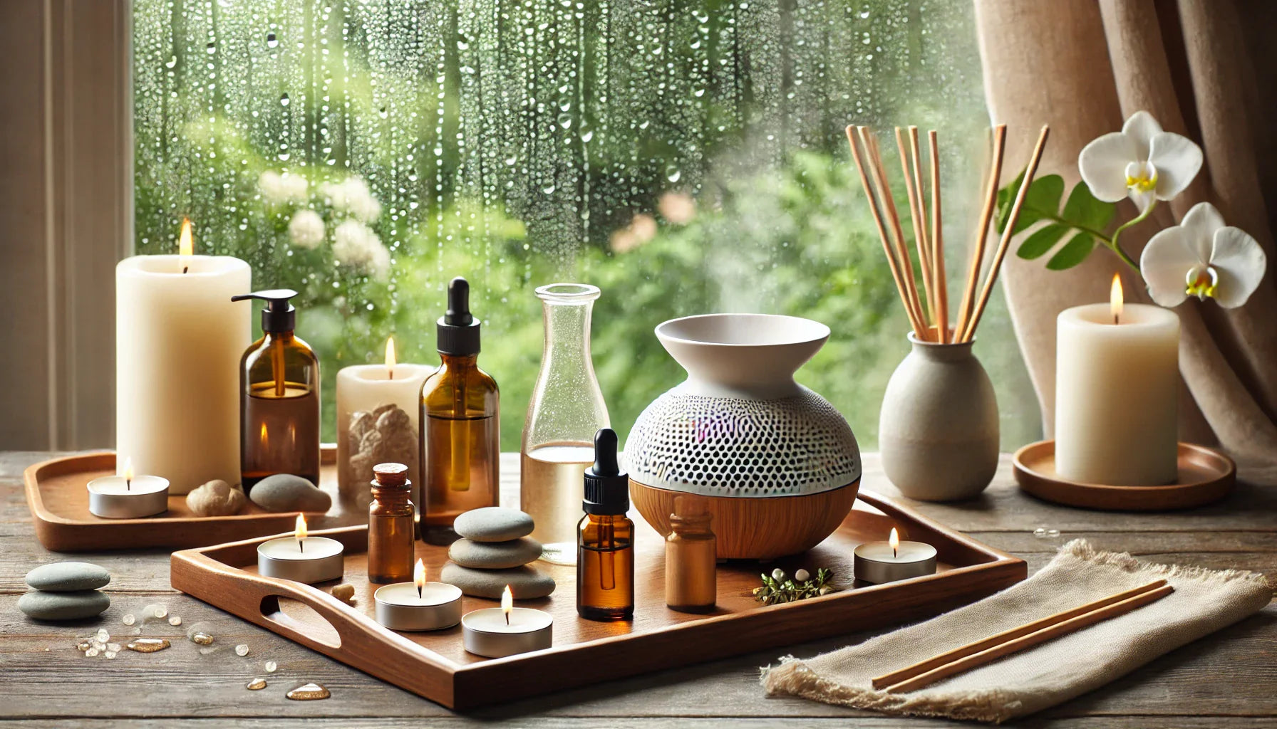 秋雨の日は癒しのアロマで自宅リラックス!おすすめの香りとは?
