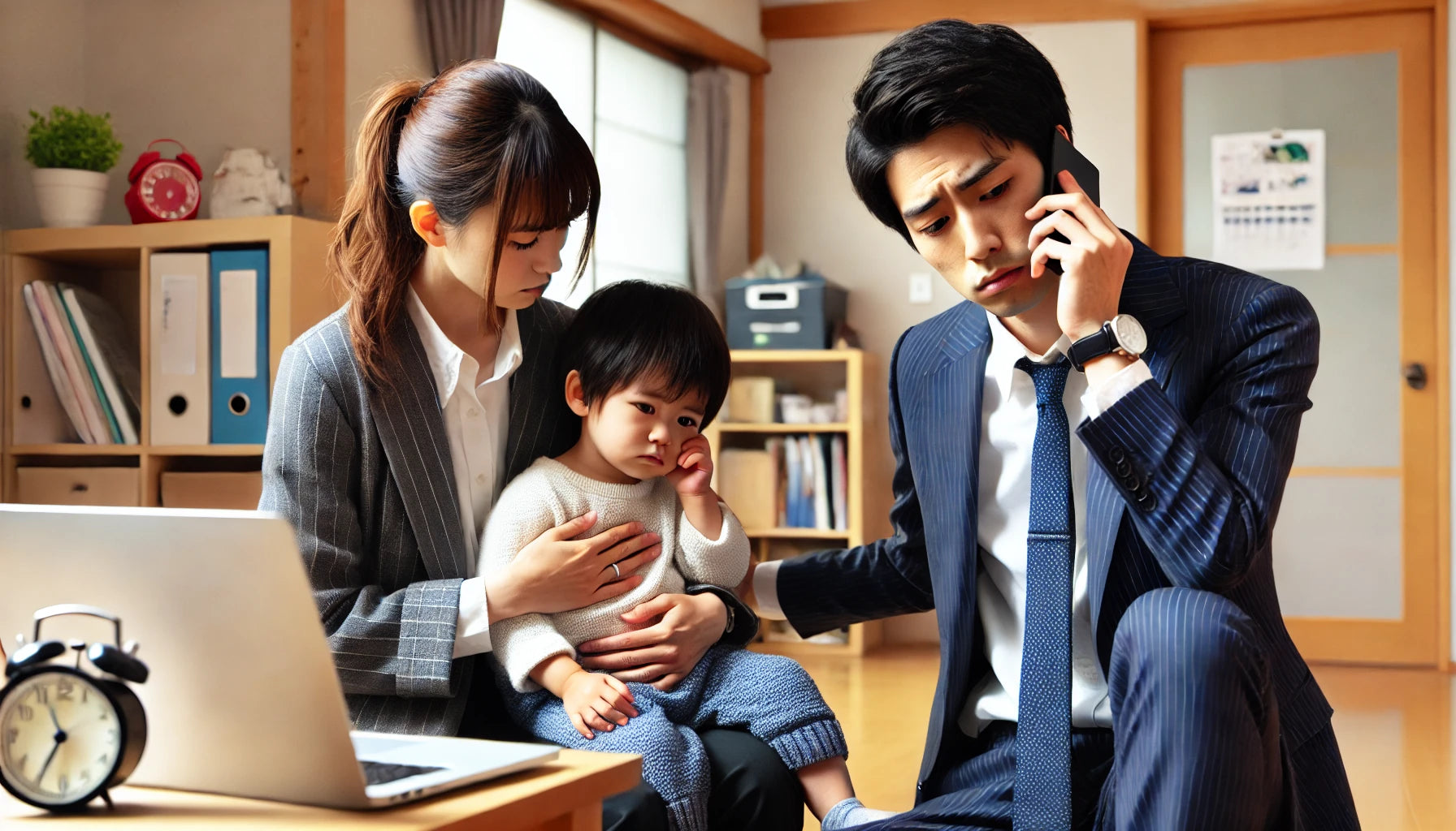 共働き家庭の救世主!子育て中の急な体調不良を乗り切る方法