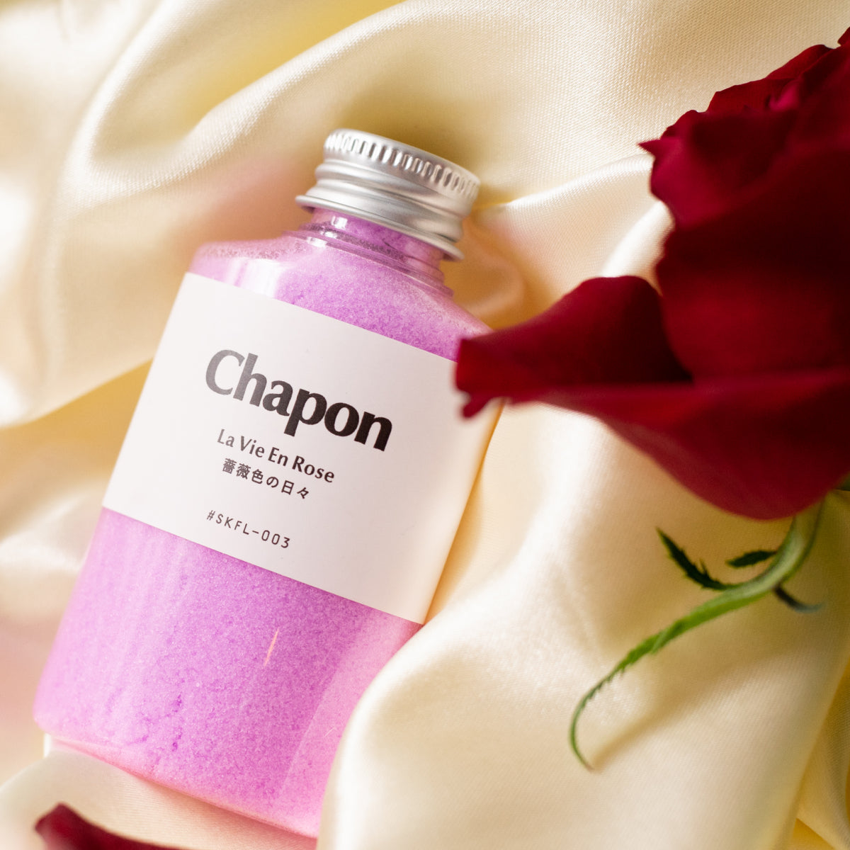 【数量限定】Chapon プレミアムバスソルト 薔薇色の日々