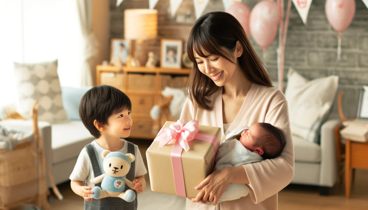 Gifts for a second baby: choosing with Mom and the older child in mind
